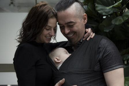 ผ้าอุ้มเด็ก BBLUV - CHIMPAROO - SNUG สีดำ_3